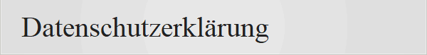 Datenschutzerklrung